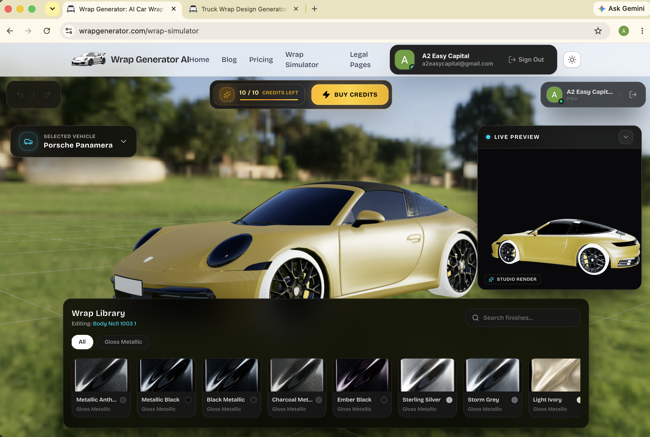 Car Visualizer for Dealerships, Vinyl Retailers, Color PPF Installers & Wrap Shops